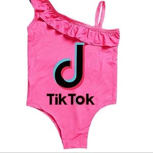 Girls TIK TOK FAMOUS SWIMSUIT ONE PIECE